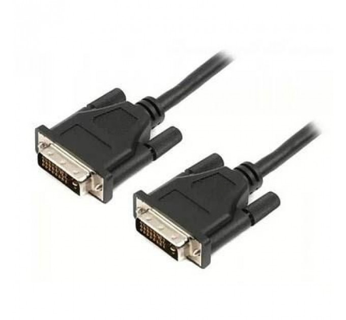 Кабель мультимедійний DVI to DVI 24+1pin, 2.0m Viewcon (VD 105-2м.)