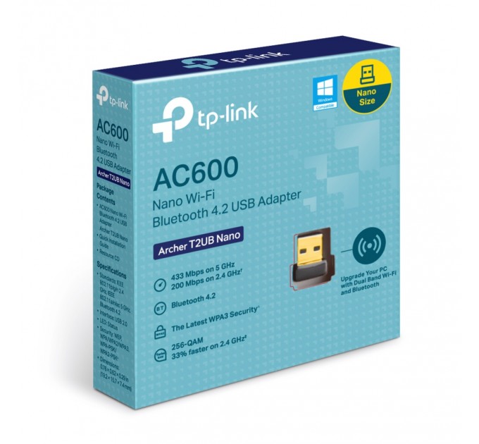 TP-Link Бездротовий адаптер TP-Link Archer T2UB Nano