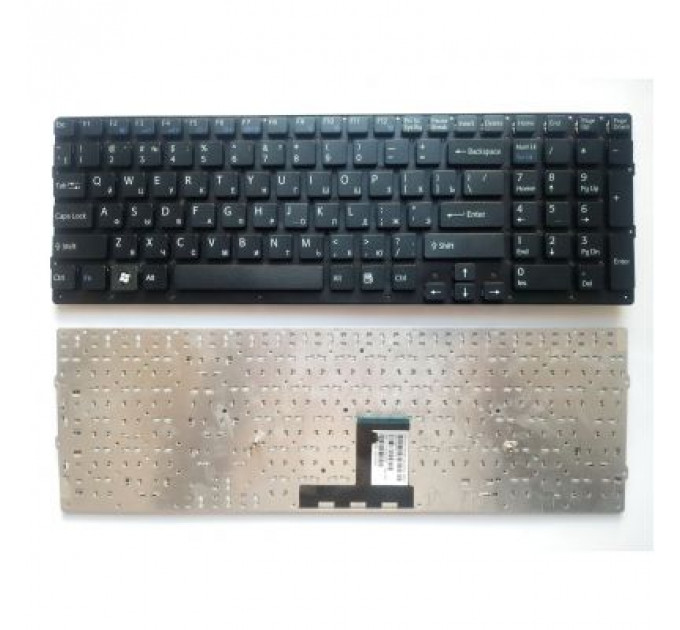 Клавіатура ноутбука Sony VPC-EC Series черная RU (A43369)