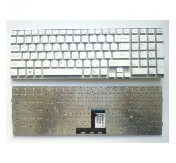 Клавіатура ноутбука Sony VPC-EC Series белая RU (A43361)