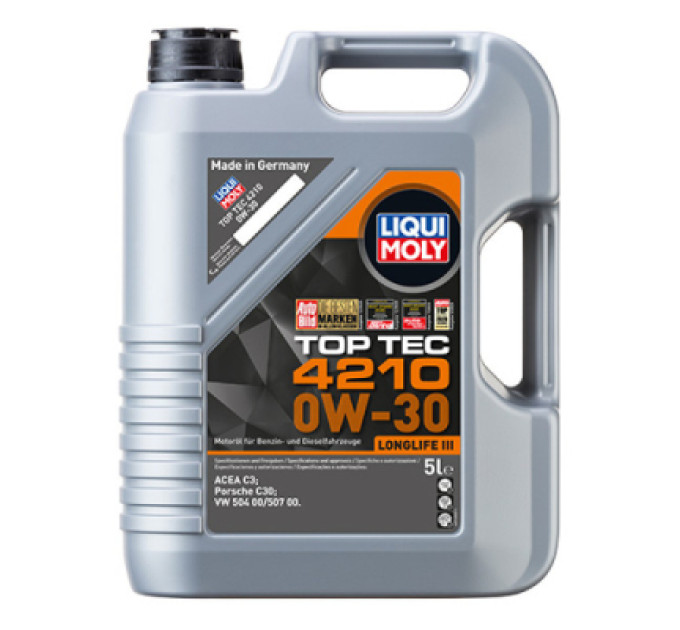 Liqui Moly Моторна олива Liqui Moly Top Tec 4210 SAE 0W-30 5л. (21605)