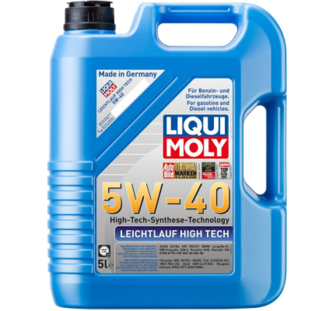 Liqui Moly Моторна олива Liqui Moly Leichtlauf High Tech 5W-40  5л. (2328)
