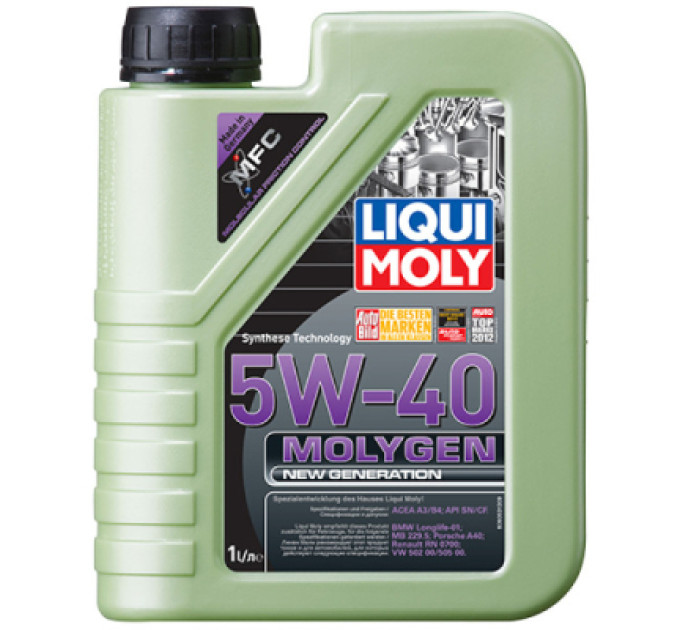 Liqui Moly Моторна олива Liqui Moly Molygen New Generation 5W-40  1л. (8576)