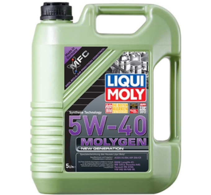 Liqui Moly Моторна олива Liqui Moly Molygen New Generation 5W-40 5л. (8536)