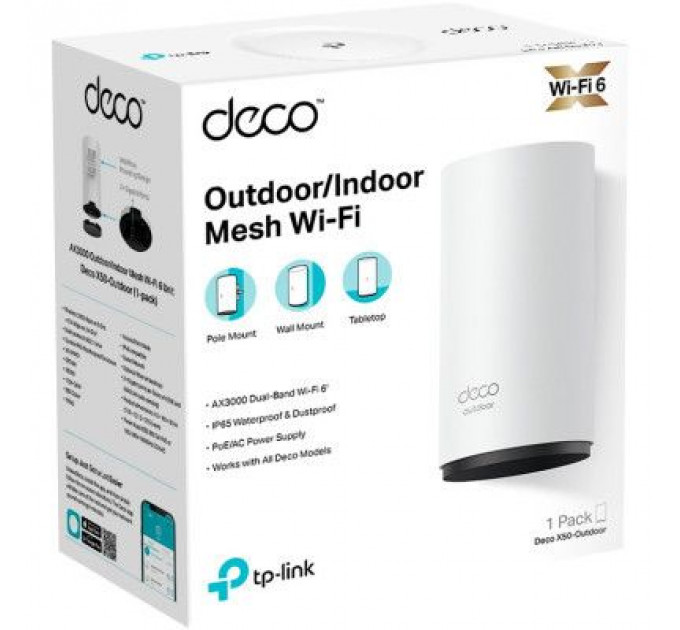 Маршрутизатор TP-Link DECO-X50-Outdoor-1-PACK