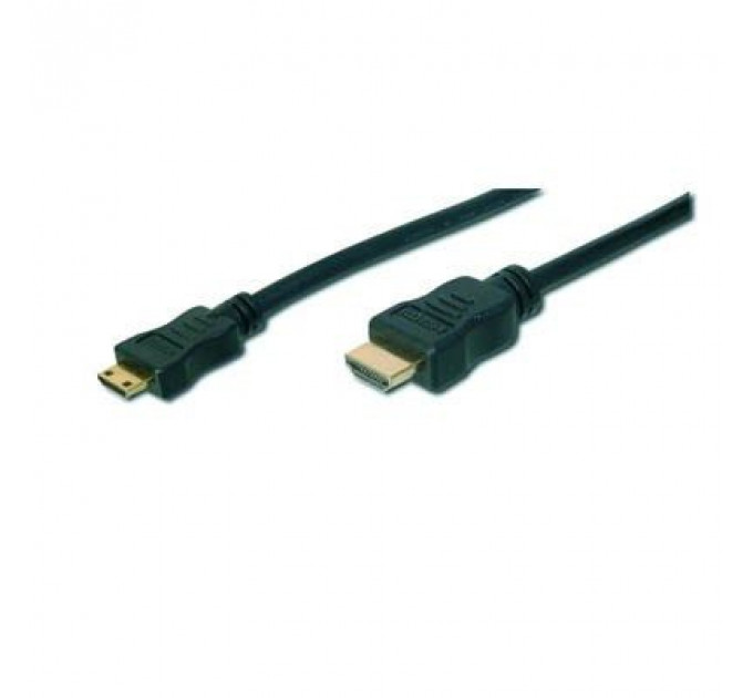 Кабель мультимедійний HDMI A to HDMI C (mini), 2.0m Digitus (AK-330106-020-S)