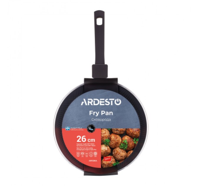 Ardesto Сковорода Ardesto Gemini Salerno, 26см, алюміній, чорний (AR1326A)