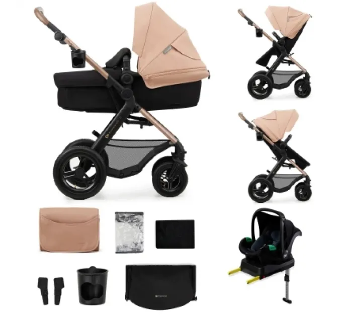 Kinderkraft Коляска Kinderkraft 3 в 1 Moov 2 Air Sand Beige (KSMOOV02BEG0000) (5902533925773)