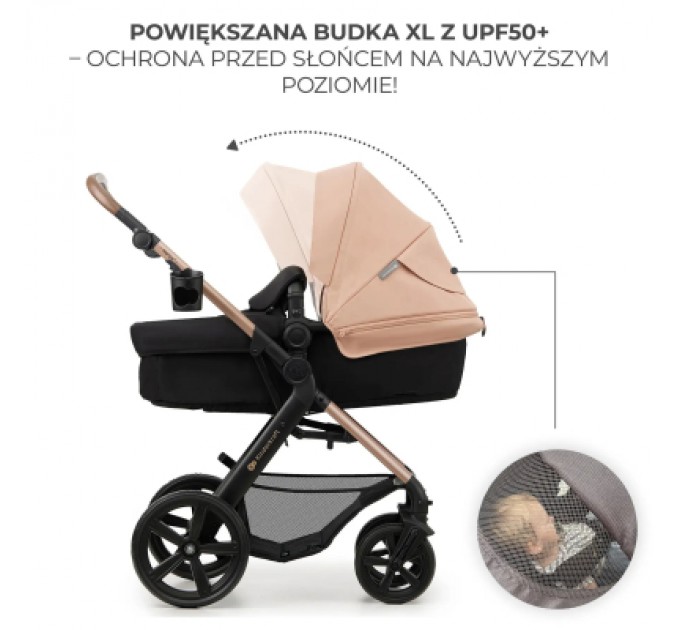 Kinderkraft Коляска Kinderkraft 3 в 1 Moov 2 Sand Beige (KSMOOV02BEGEV00) (5902533925803)