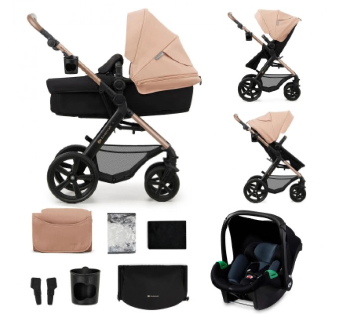 Kinderkraft Коляска Kinderkraft 3 в 1 Moov 2 Sand Beige (KSMOOV02BEGEV00) (5902533925803)