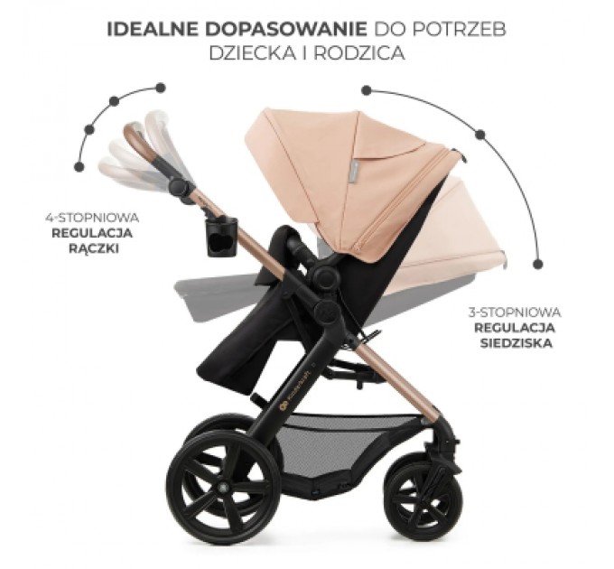 Kinderkraft Коляска Kinderkraft 3 в 1 Moov 2 Sand Beige (KSMOOV02BEGEV00) (5902533925803)