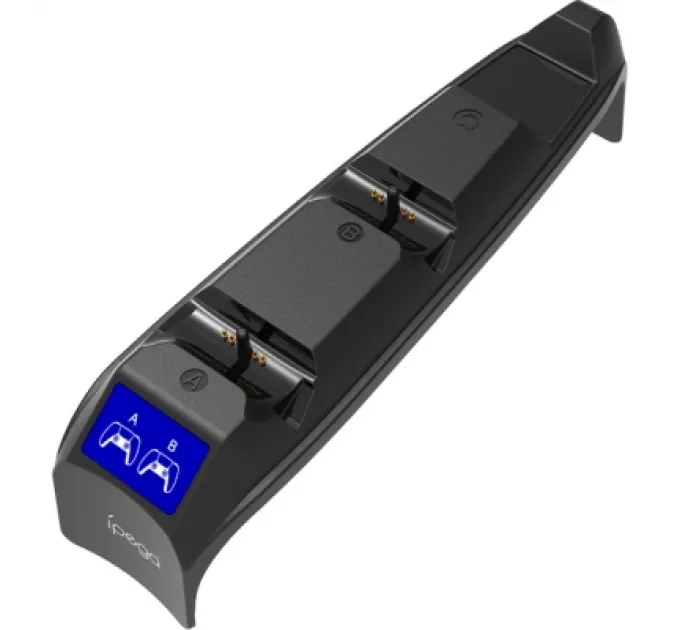 iPega Зарядний пристрій iPega PG-P5S016 Для геймпадів DualSense PS5 Sony PlayStation 5 Slim Black (PG-P5S016)