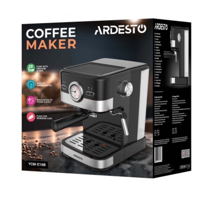 Ardesto Ріжкова кавоварка еспресо Ardesto YCM-E16B