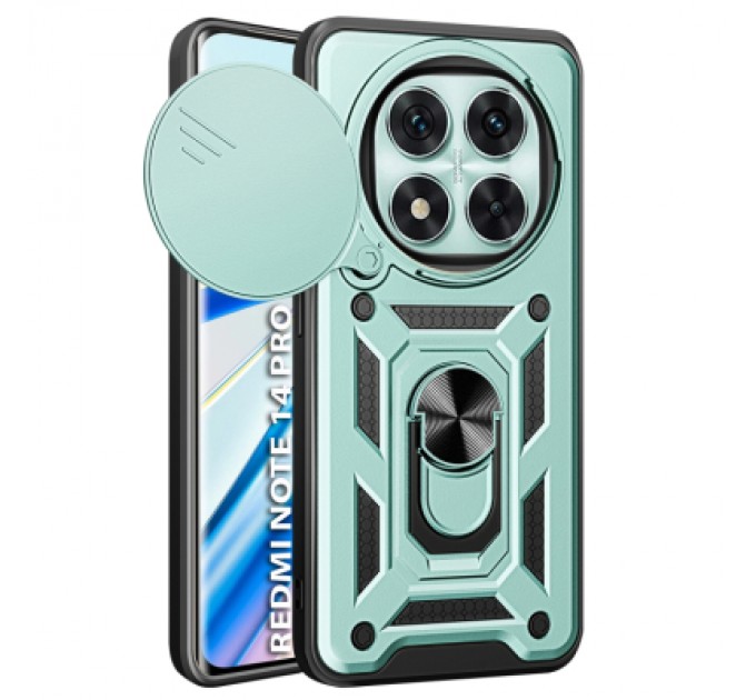 BeCover Чохол до мобільного телефона BeCover Military Xiaomi Redmi Note 14 Pro 5G Dark Green (712870)