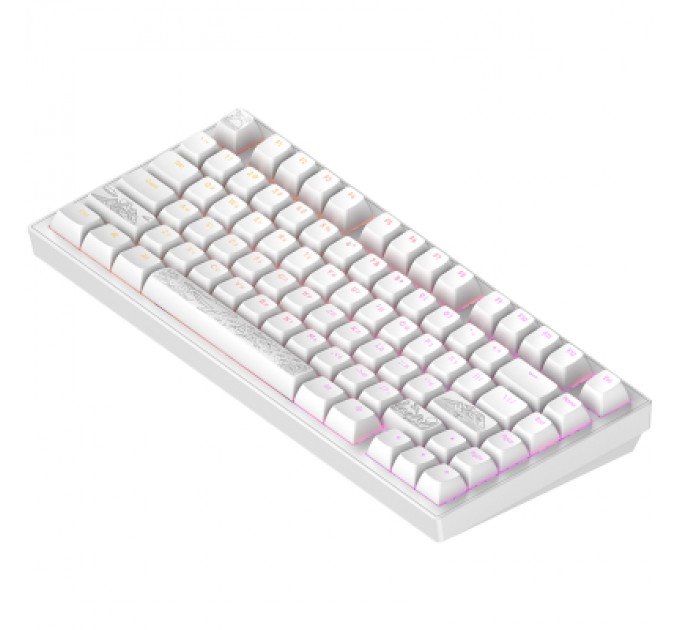 Dark Project Клавіатура Dark Project ALU81 Terra Nostra PBT RGB Mech G3MS Moonstone White (DPKB_NOSTRA_81_ANSI_WHITE_UA)