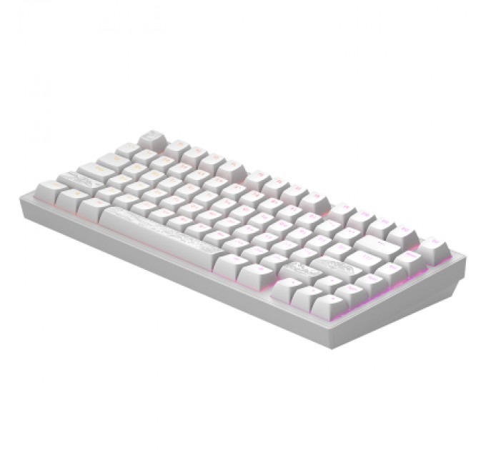 Dark Project Клавіатура Dark Project ALU81 Terra Nostra PBT RGB Mech G3MS Moonstone White (DPKB_NOSTRA_81_ANSI_WHITE_UA)