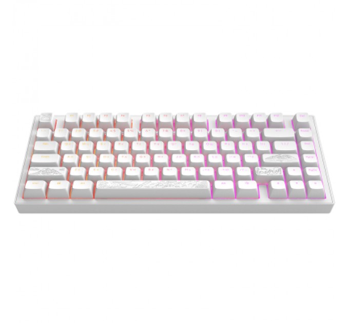 Dark Project Клавіатура Dark Project ALU81 Terra Nostra PBT RGB Mech G3MS Moonstone White (DPKB_NOSTRA_81_ANSI_WHITE_UA)