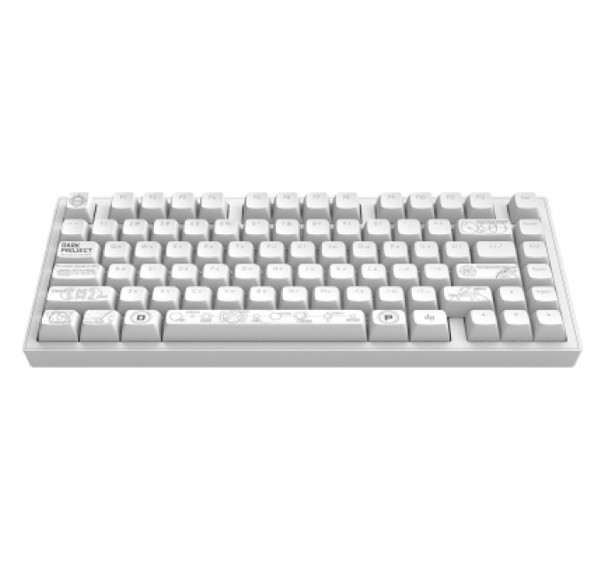Dark Project Клавіатура Dark Project ALU81 Terra Nova PBT RGB Mech G3MS Moonstone White (DPKB_NOVA_81_ANSI_WHITE_UA)