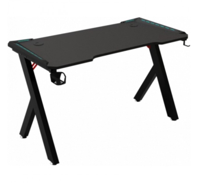 GT Racer Комп'ютерний стіл GT Racer T-1241 Black 120x60x73 (T-1241 (120x60x73) Black)