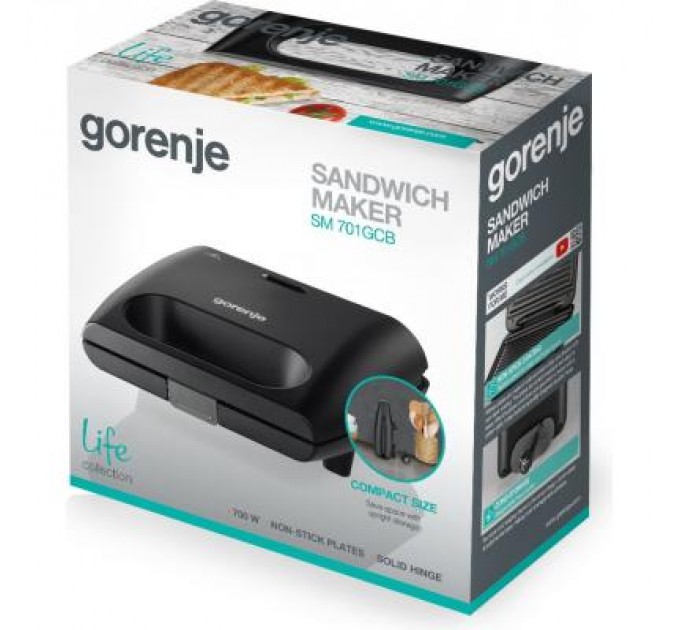 Gorenje Сендвічниця Gorenje SM701GCB