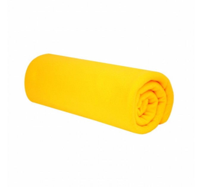 Bergamo Плед Bergamo флісовий Warm у чохлі 150 х 180 см Жовтий (202311pl-05)