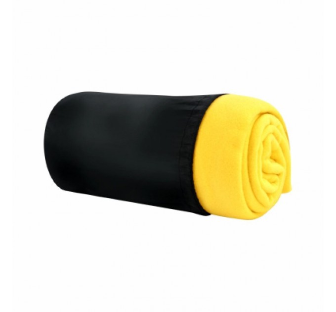 Bergamo Плед Bergamo флісовий Warm у чохлі 150 х 180 см Жовтий (202311pl-05)