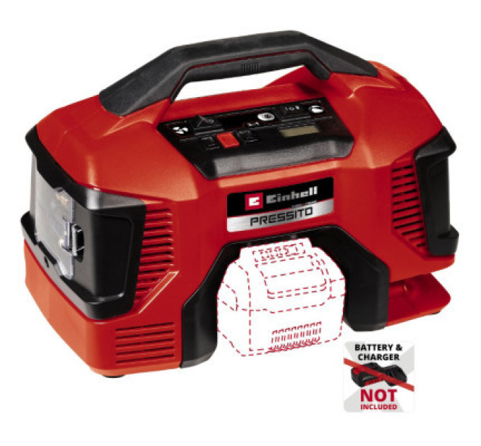Einhell Автомобільний компресор Einhell PRESSITO 18/21, 18В, PXC (без АКБ і ЗП) (4020467)