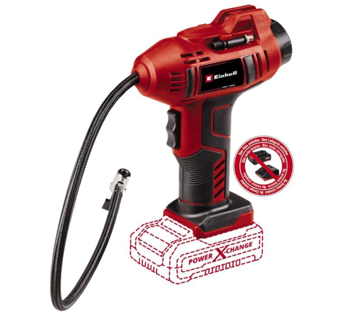 Einhell Автомобільний компресор Einhell CE-CC 18 Li - Solo, 18В, PXC (без АКБ і ЗП) (2071010)