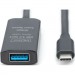 Digitus Дата кабель USB-С Male to USB-A Female 5.0m USB3.2 Gen1 Active 5G Digitus (DA-73110)