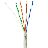 Кабель мережевий GEAR UTP 305м, cat.6, CCA, 4*2*0,51, indoor (GEC-UTPC6CCA051305)
