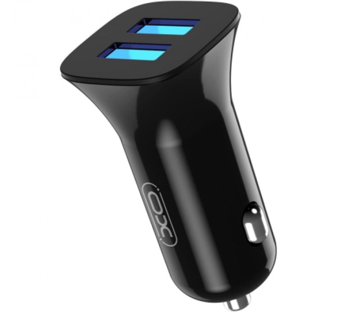 XO Зарядний пристрій XO CC31 2.4A/2 USB Black (XO-СC31-BK)