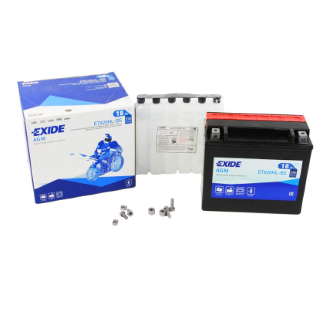 EXIDE Акумулятор автомобільний EXIDE AGM 18Ah Ев (-/+) (270EN) (ETX20HL-BS)