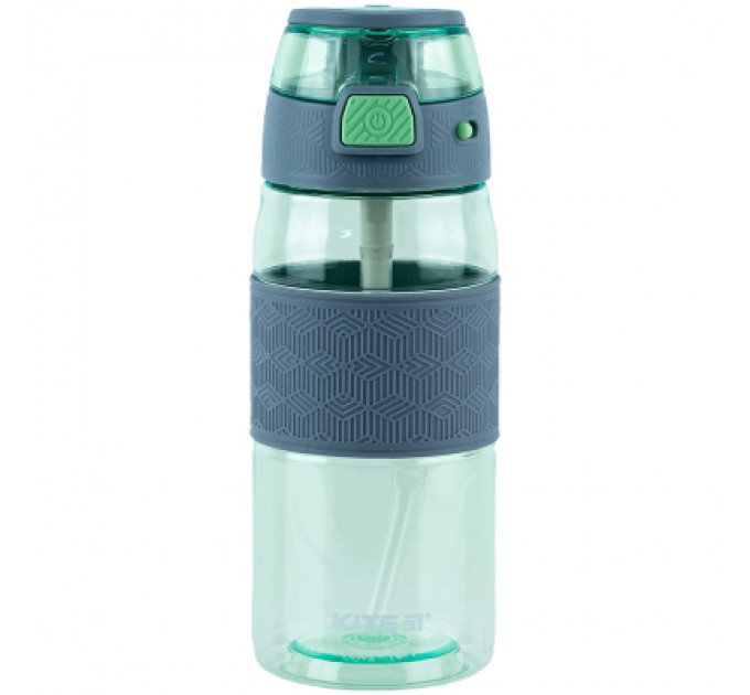 Kite Поїльник-непроливайка Kite 600 мл, зелено-сіра (K24-1201-2)