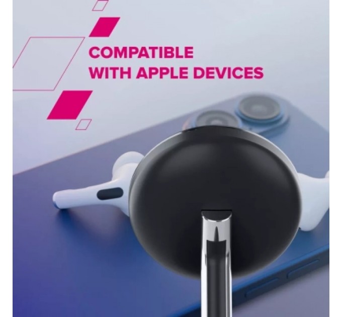 Canyon Зарядний пристрій Canyon wireless charger WCS-205 15W Qi2 2in1 Black (CNS-WCS205B)