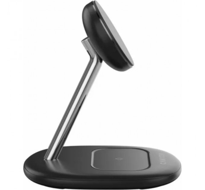 Canyon Зарядний пристрій Canyon wireless charger WCS-205 15W Qi2 2in1 Black (CNS-WCS205B)