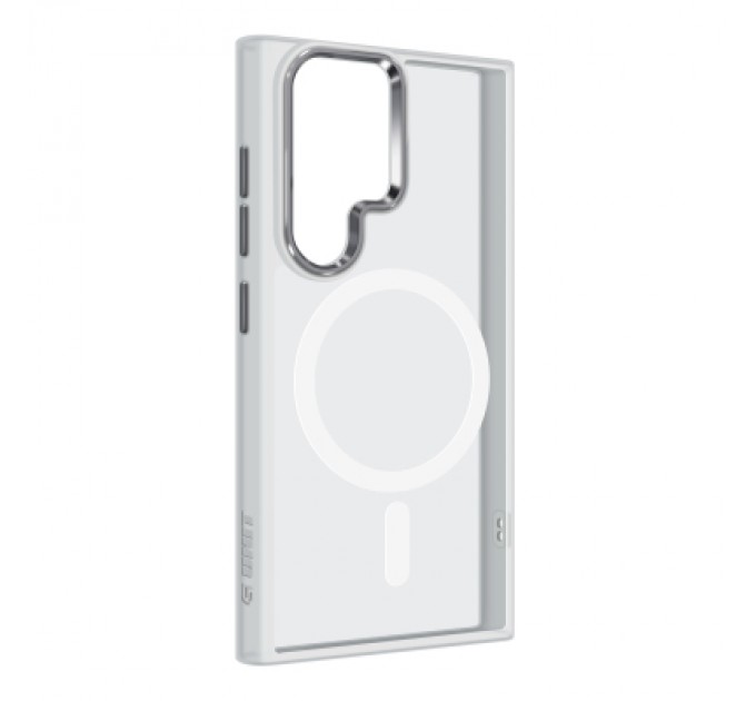 Armorstandart Чохол до мобільного телефона Armorstandart Unit MagSafe Samsung S25 Ultra Matte Clear Silver (ARM82266)