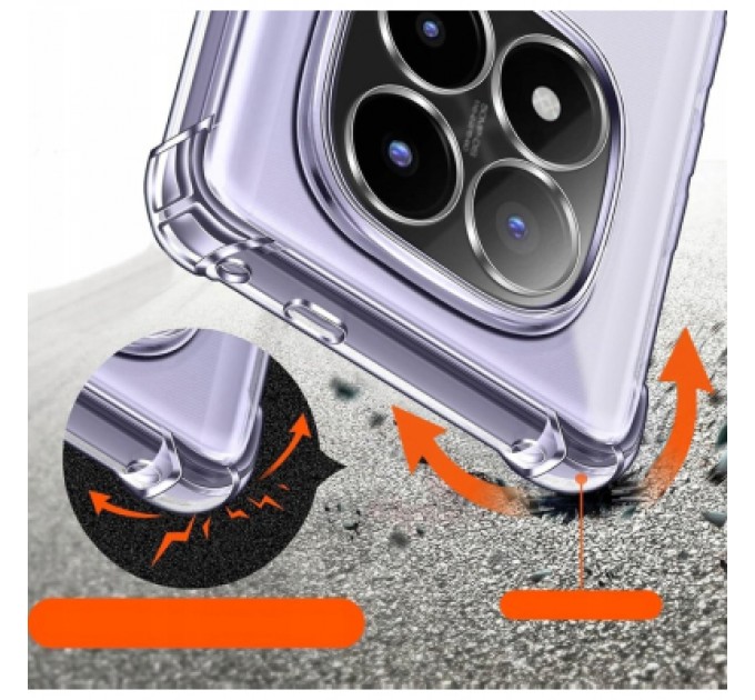 BeCover Чохол до мобільного телефона BeCover Anti-Shock Xiaomi Redmi Note 14 Pro 4G Clear (713036)