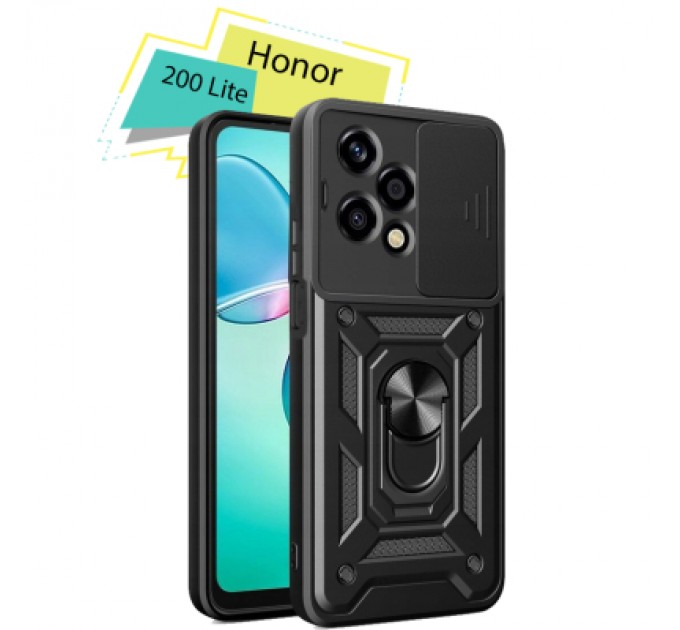 BeCover Чохол до мобільного телефона BeCover Military Honor 200 Lite Black (713044)