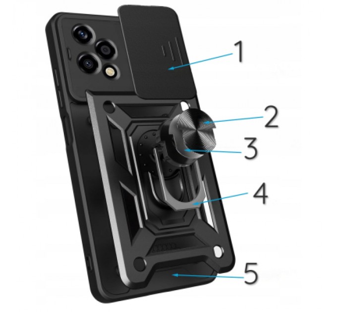 BeCover Чохол до мобільного телефона BeCover Military Honor 200 Lite Black (713044)