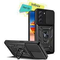 Чохол до мобільного телефона BeCover Military Infinix Hot 50 (X6720) Black (713046)