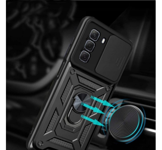 BeCover Чохол до мобільного телефона BeCover Military Infinix Hot 50 Pro (X6881) Black (713048)