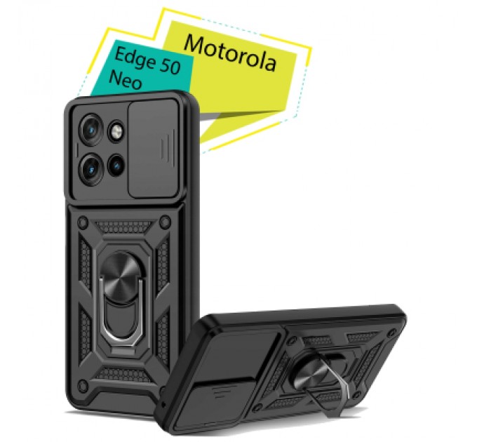 BeCover Чохол до мобільного телефона BeCover Military Motorola Edge 50 Neo Black (713051)