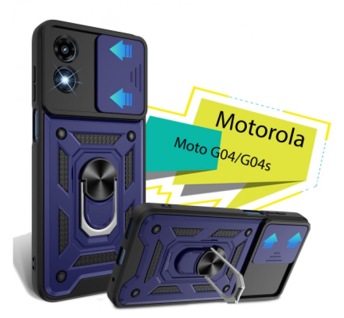 BeCover Чохол до мобільного телефона BeCover Military Motorola Moto G04/G04s Blue (713063)