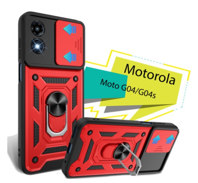 BeCover Чохол до мобільного телефона BeCover Military Motorola Moto G04/G04s Red (713065)