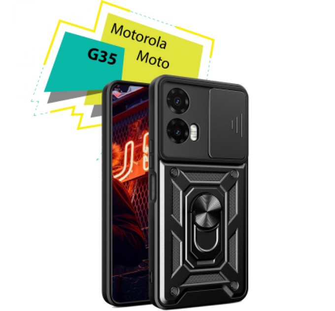 BeCover Чохол до мобільного телефона BeCover Military Motorola Moto G35 Black (713089)