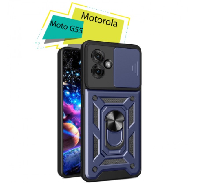 BeCover Чохол до мобільного телефона BeCover Military Motorola Moto G55 Blue (713057)