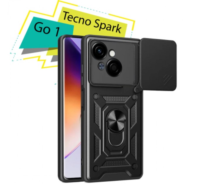 BeCover Чохол до мобільного телефона BeCover Military Tecno Spark Go 1 (KL4) Black (713073)
