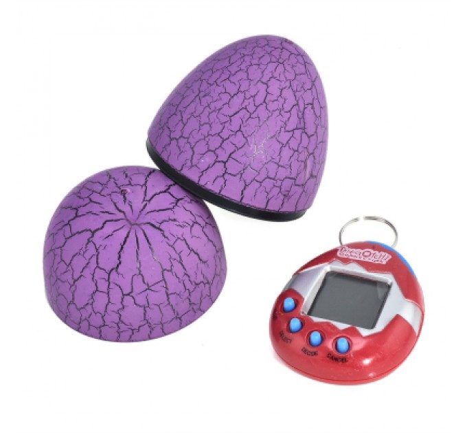 UFT Інтерактивна іграшка UFT електронний вихованець Тамагочі в Яйці Динозавра Eggshell Game Purple (EggPurple)
