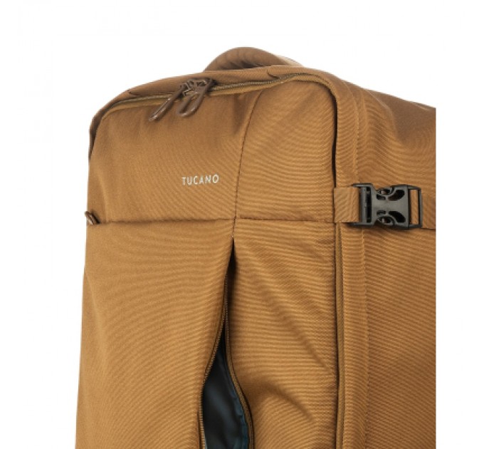 Tucano Дорожня сумка Tucano Tugo Trolley на 2-х колесах M 45 л коричнева (BTRTUG-M-MC)