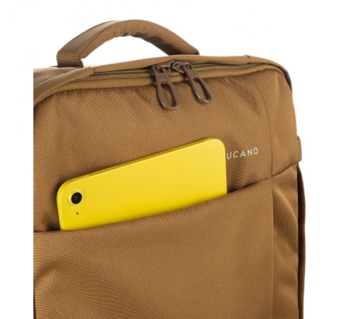 Tucano Дорожня сумка Tucano Tugo Trolley на 2-х колесах M 45 л коричнева (BTRTUG-M-MC)